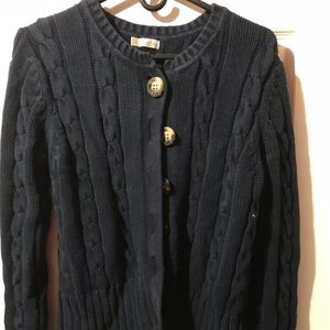 Old Navy Cotton Navy Cardigan